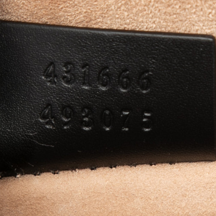 Gucci Mini Cuir Web Sylvie Chain Sac porté croisé