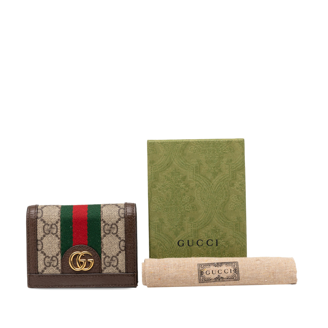 Gucci GG Supreme Web Ophidia Small Portefeuille
