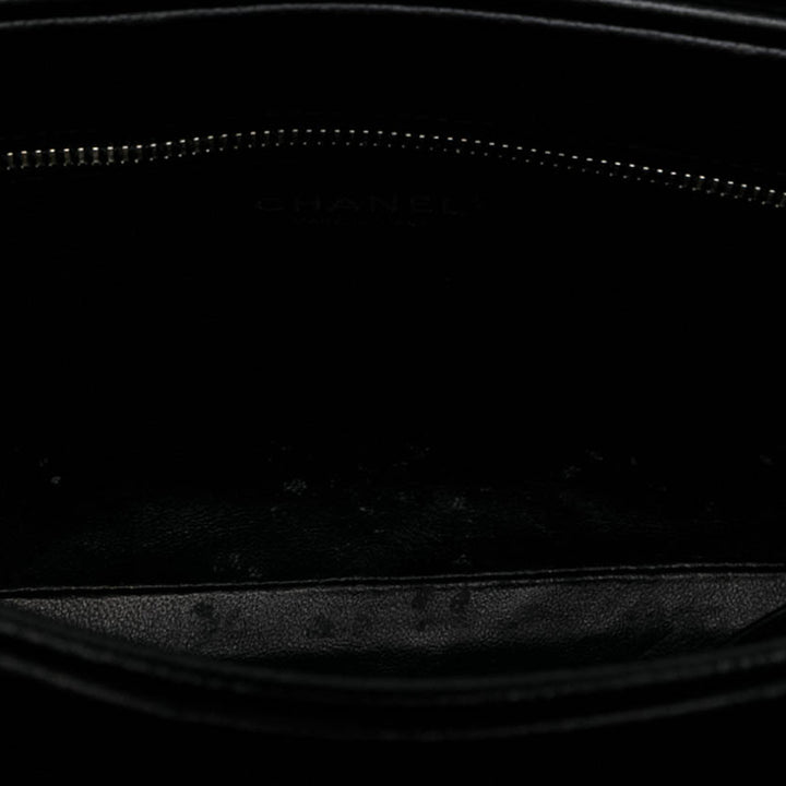 Chanel CC Matelassé Chaîne Sac bowling Moyen Cuir caviar Noir – vue 4 – GABY PARIS