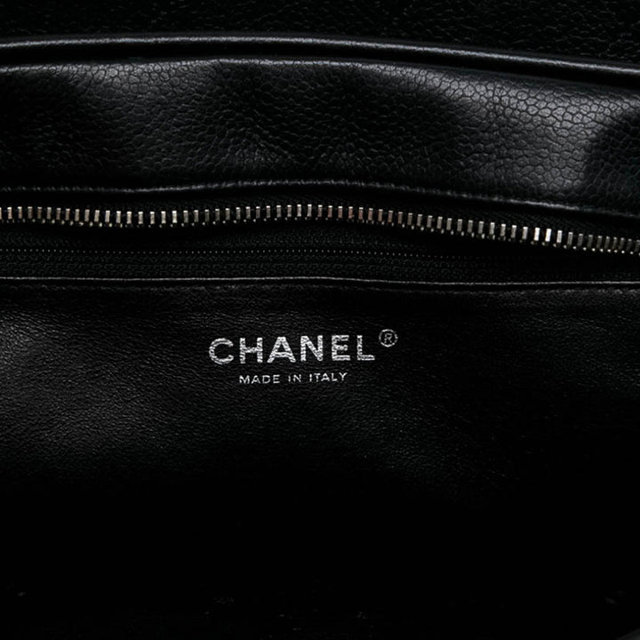 Chanel CC Matelassé Chaîne Sac bowling Moyen Cuir caviar Noir – vue 5 – GABY PARIS