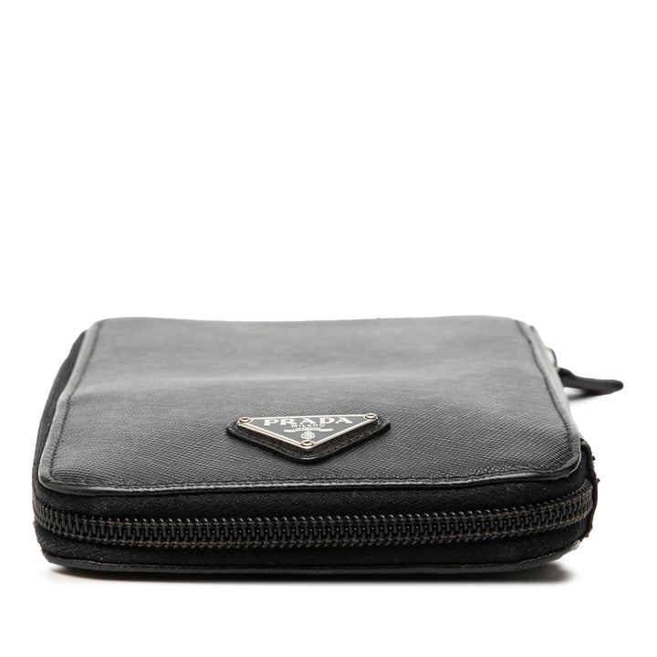 Prada Saffiano Zip Around Portefeuille