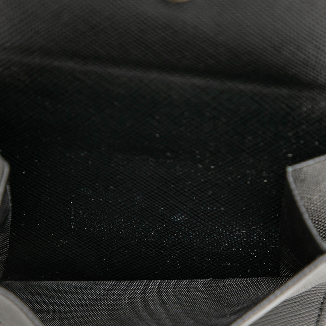 Prada Saffiano Zip Around Portefeuille