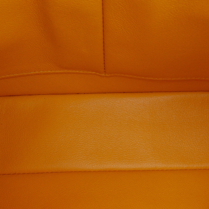 Medium Classic Lambskin Double Flap Yellow - Gaby Paris