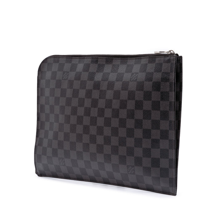 Damier Graphite Pochette Jour GM Black - Gaby Paris