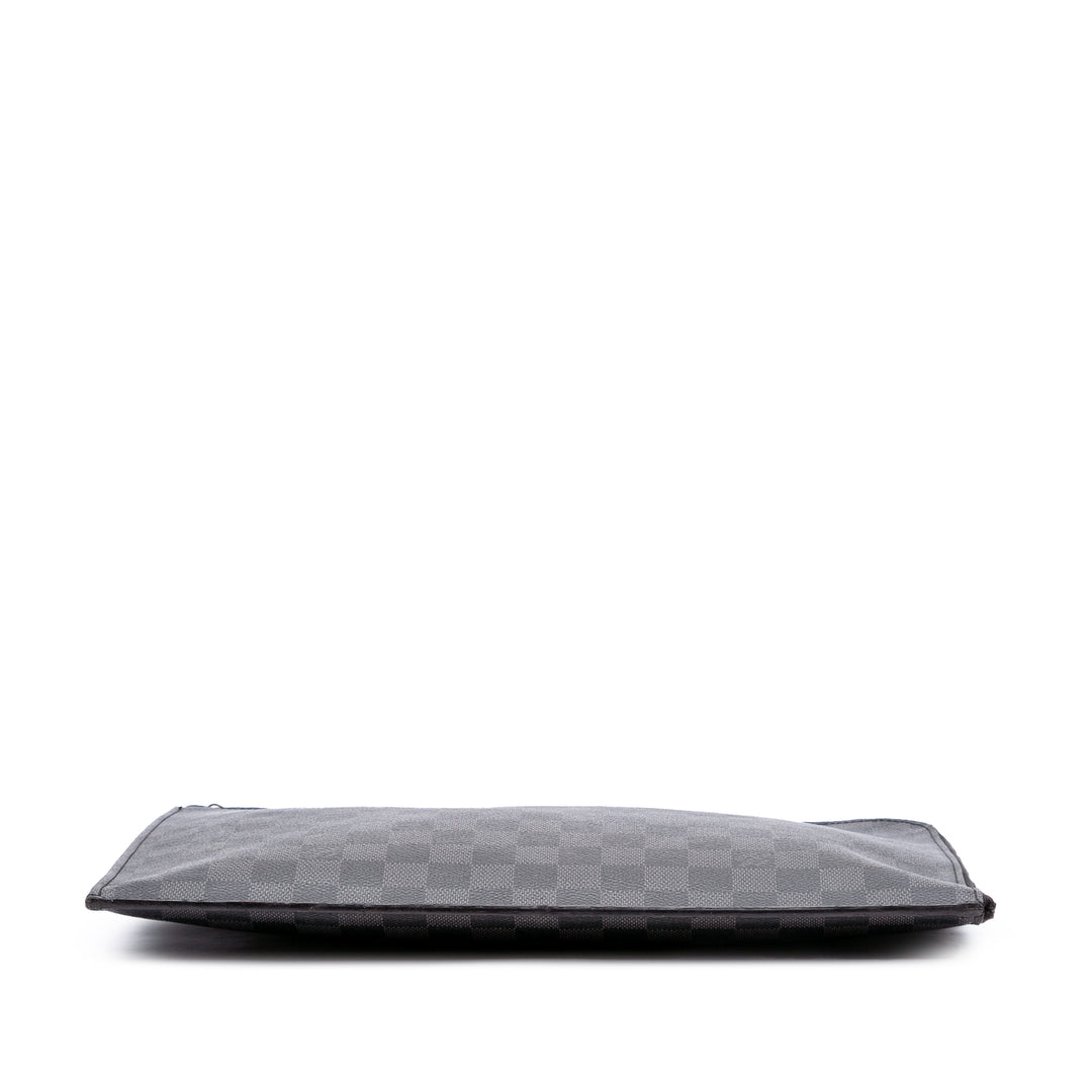 Damier Graphite Pochette Jour GM Black - Gaby Paris
