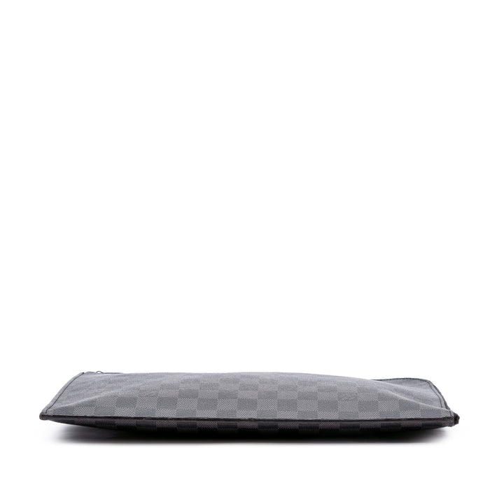Damier Graphite Pochette Jour GM Black - Gaby Paris