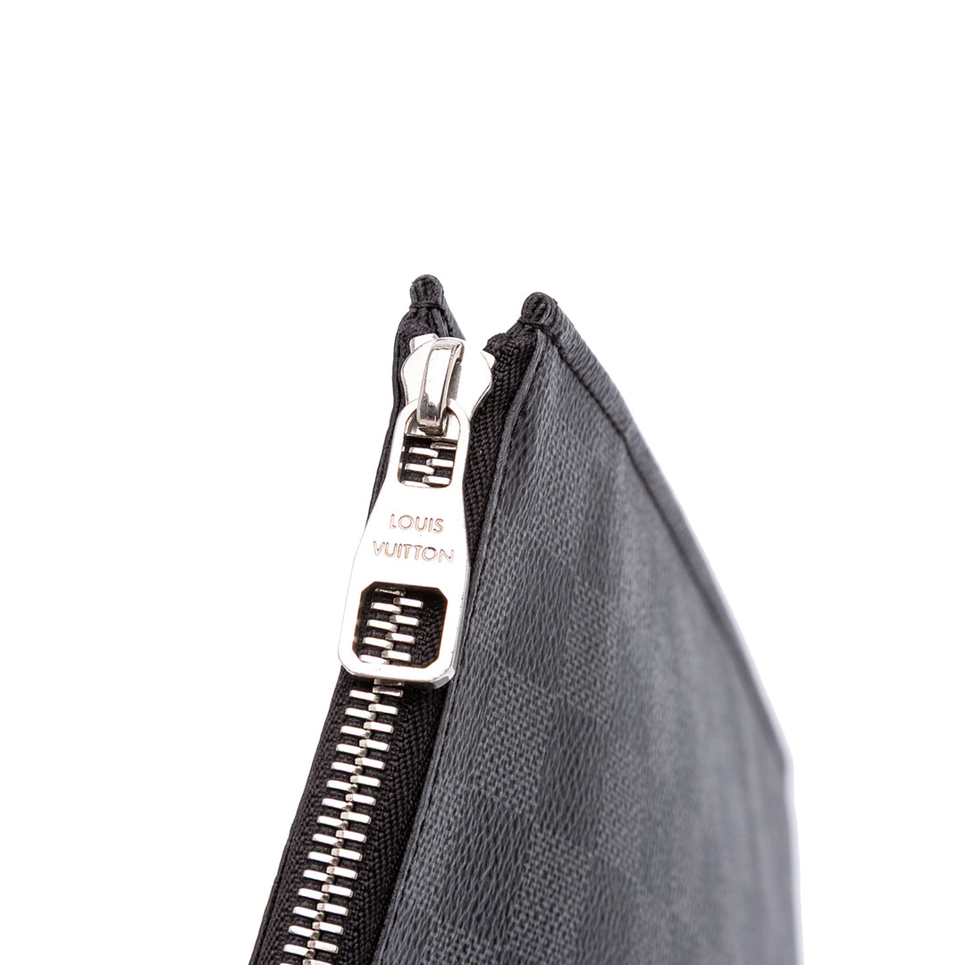 Damier Graphite Pochette Jour GM Black - Gaby Paris