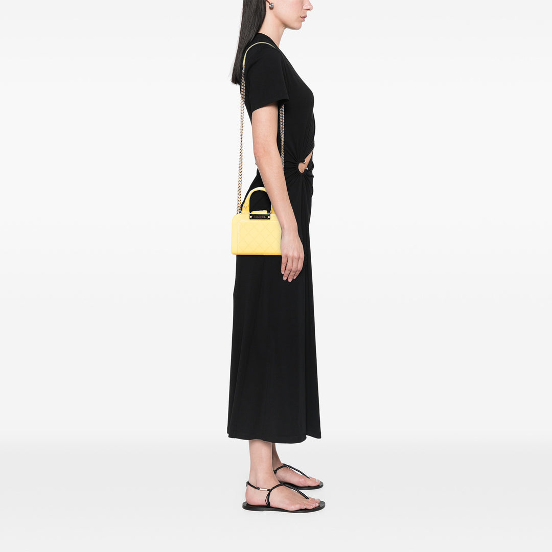 Chanel Label Click Cabas Mini Cuir de veau