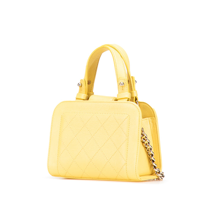 Chanel Label Click Cabas Mini Cuir de veau