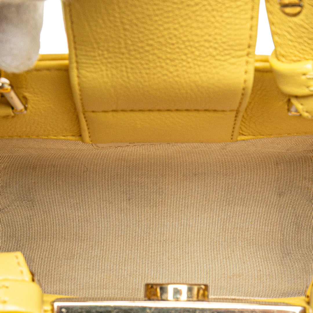 Chanel Label Click Cabas Mini Cuir de veau