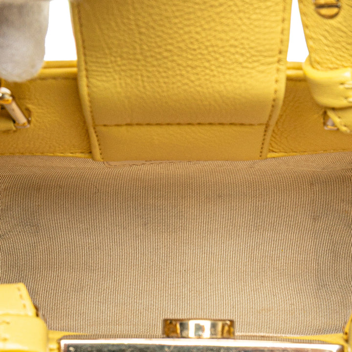 Chanel Label Click Cabas Mini Cuir de veau