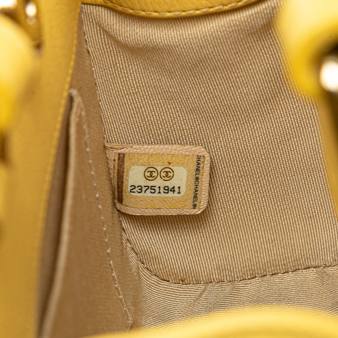 Chanel Label Click Cabas Mini Cuir de veau