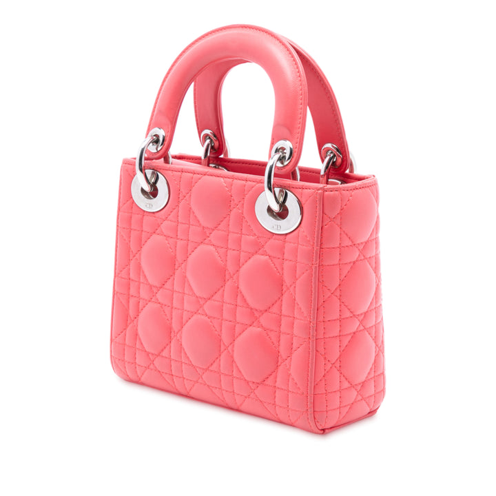 Dior Mini Cuir d’agneau Cannage Lady Dior