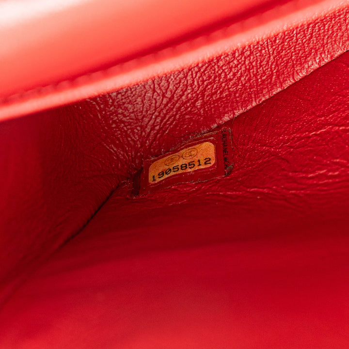 Medium Classic Caviar Double Flap Red - Gaby Paris