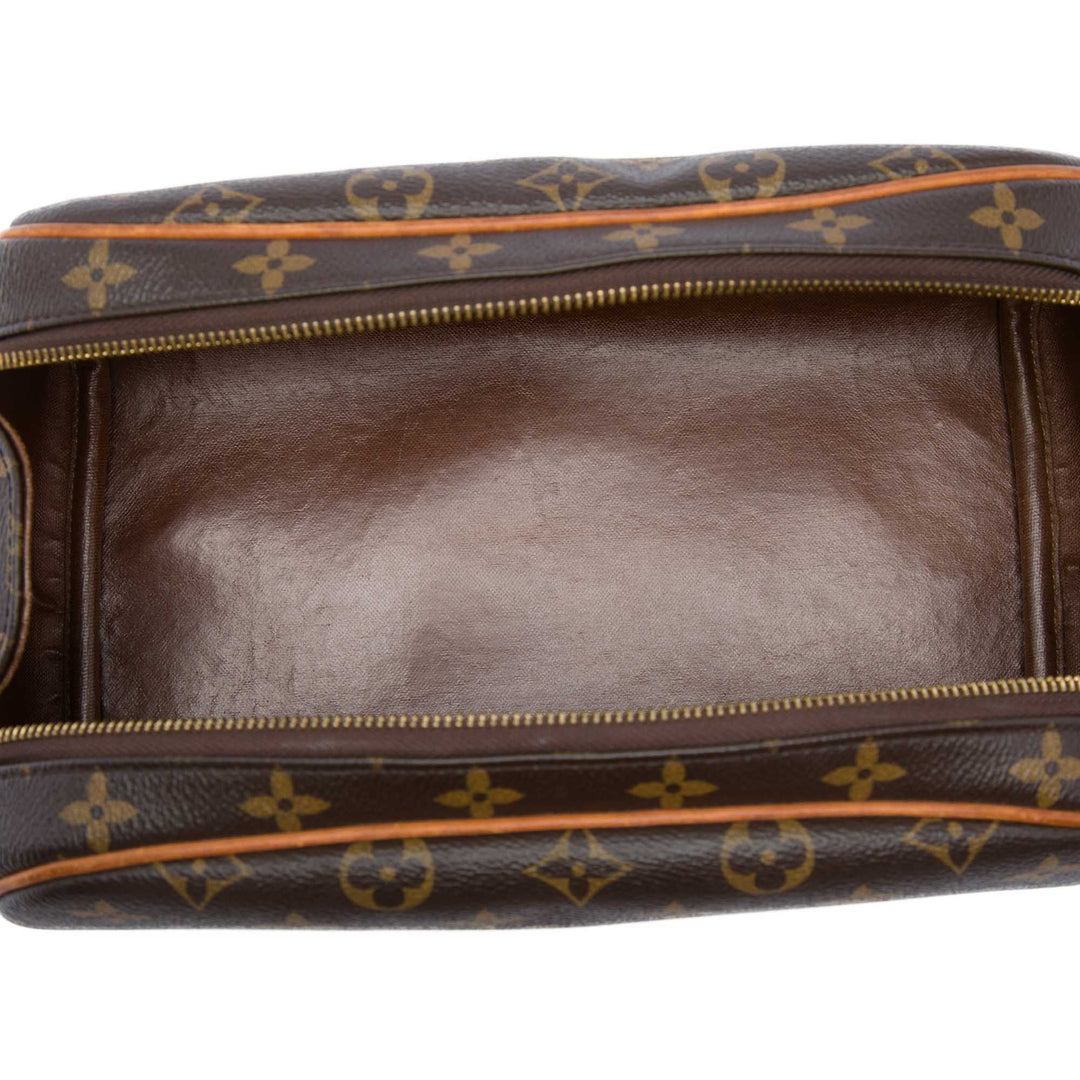 Dopp Kit Toilet Pochette Monogram Marron