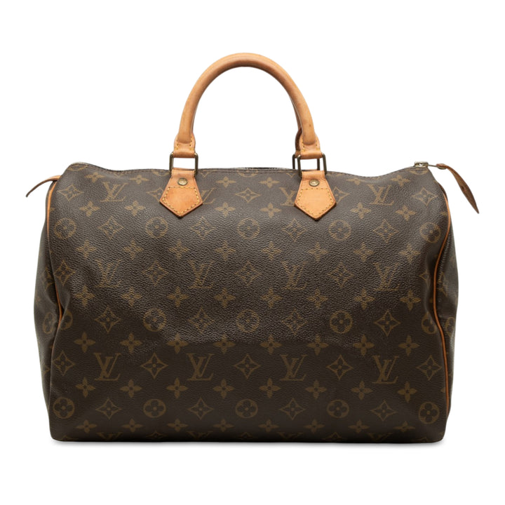 Louis Vuitton Speedy 35 Monogram Marron – vue principale – GABY PARIS