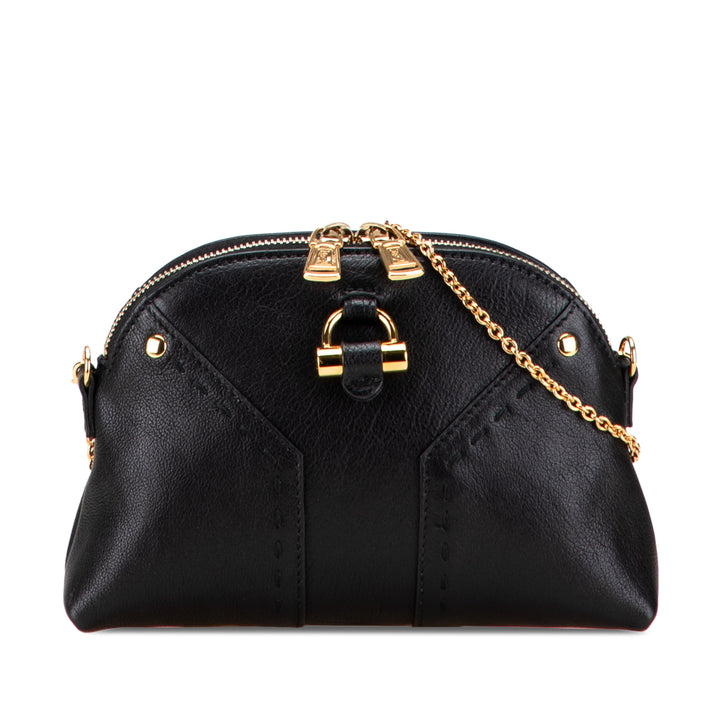 Saint Laurent Mini Cuir Muse Chain Bag Noir