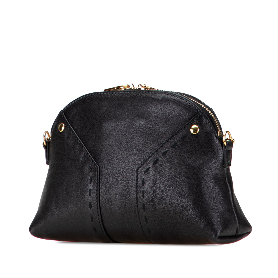 Saint Laurent Mini Cuir Muse Chain Bag Noir
