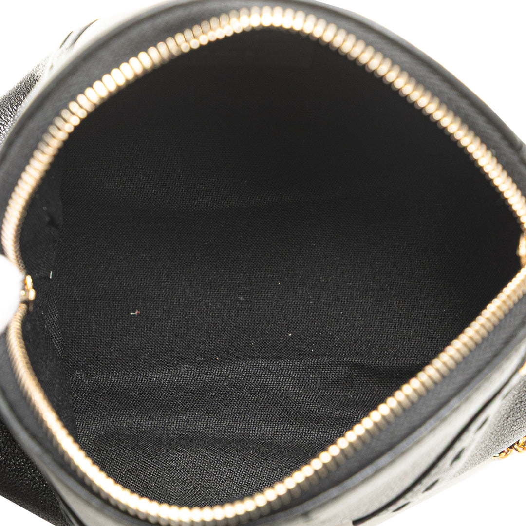 Saint Laurent Mini Cuir Muse Chain Bag Noir