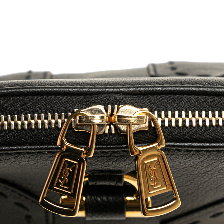 Saint Laurent Mini Cuir Muse Chain Bag Noir