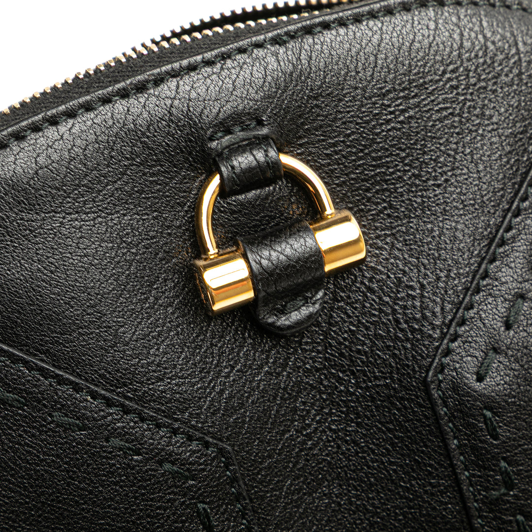 Saint Laurent Mini Cuir Muse Chain Bag Noir