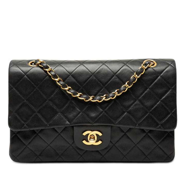 Chanel Medium Classic Cuir d’agneau Double rabat