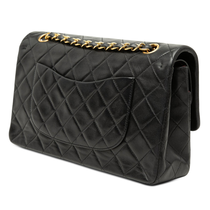 Chanel Medium Classic Cuir d’agneau Double rabat