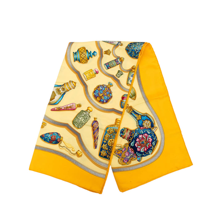 Hermès Qu Importe Le Flacon Soie Foulard 90