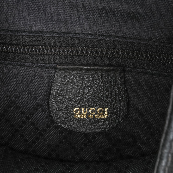 Suede Horsebit Sling Bag Black - Gaby Paris