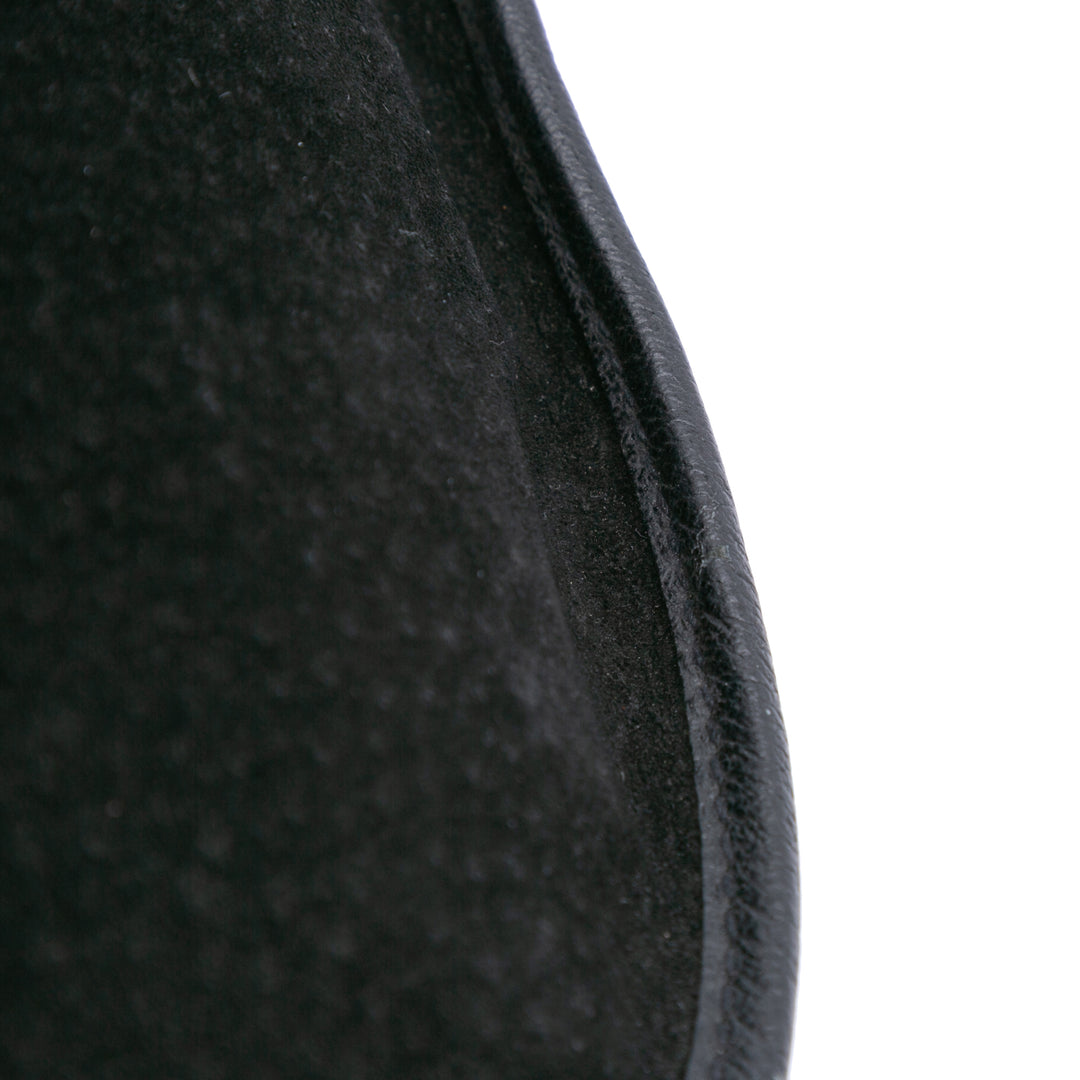 Suede Horsebit Sling Bag Black - Gaby Paris
