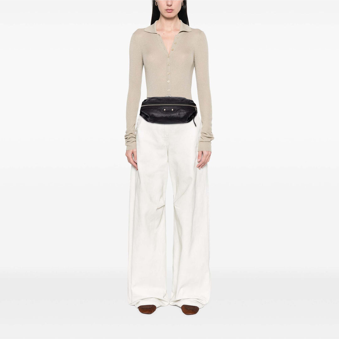 Balenciaga Ceinture Motocross Classic Neo Lift Cuir d'agneau Noir – vue 10 – GABY PARIS