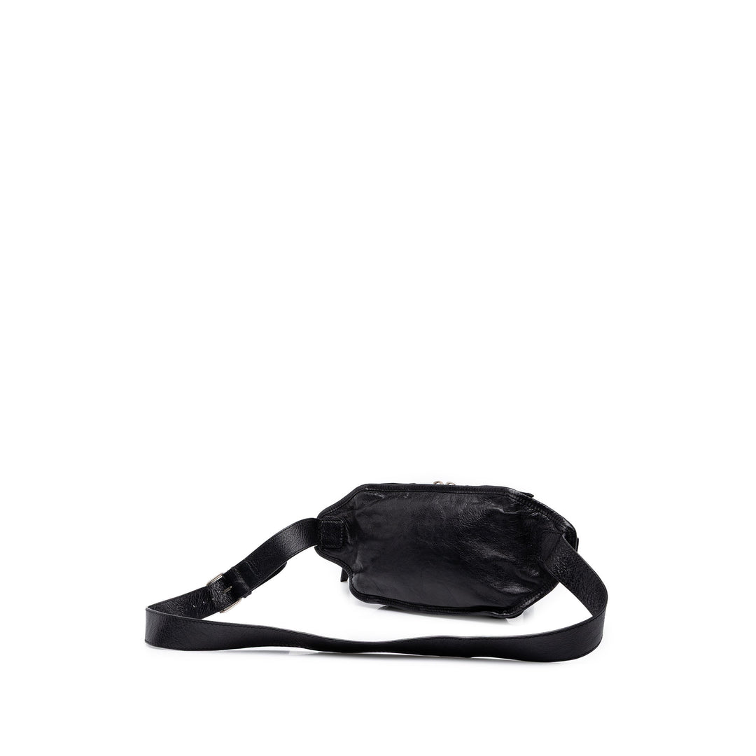 Balenciaga Ceinture Motocross Classic Neo Lift Cuir d'agneau Noir – vue 2 – GABY PARIS