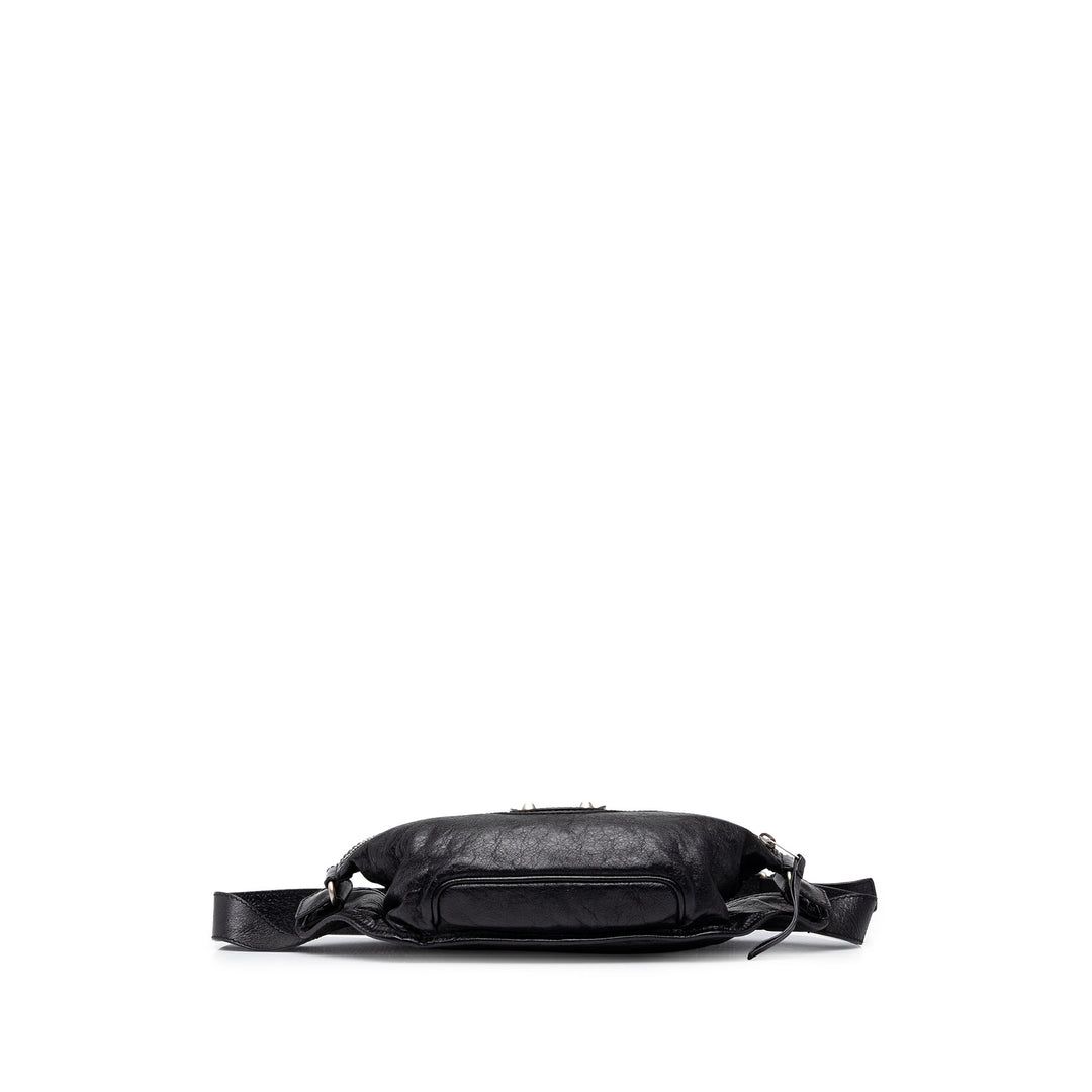 Balenciaga Ceinture Motocross Classic Neo Lift Cuir d'agneau Noir – vue 3 – GABY PARIS