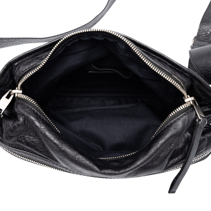 Balenciaga Ceinture Motocross Classic Neo Lift Cuir d'agneau Noir – vue 4 – GABY PARIS
