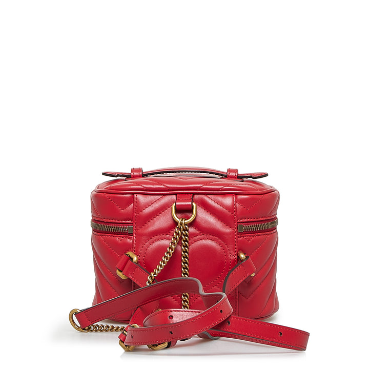 GG Marmont Round Backpack Red - Gaby Paris