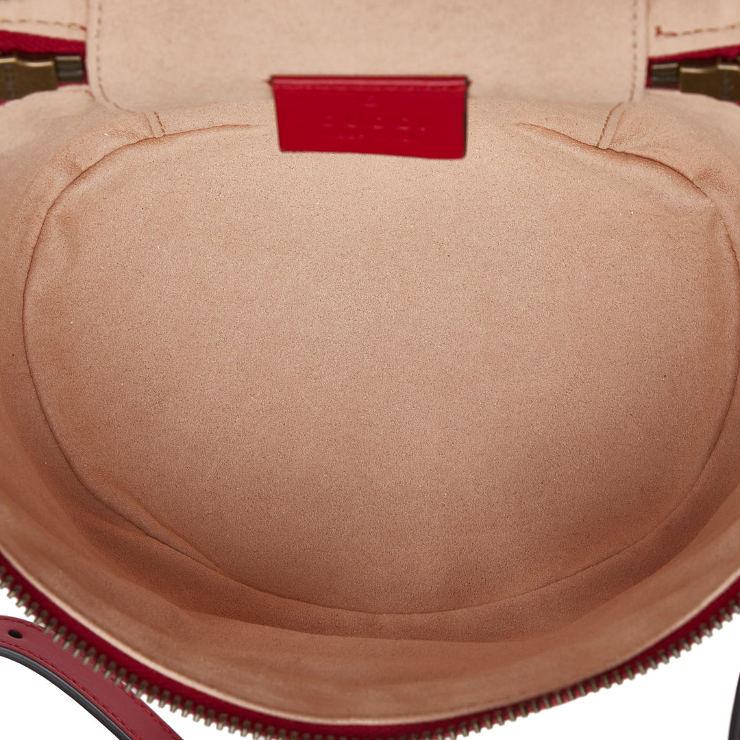 GG Marmont Round Backpack Red - Gaby Paris