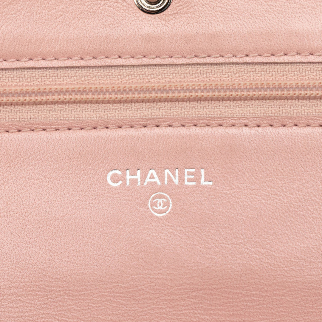 Chanel CC Caviar Wallet on Chain