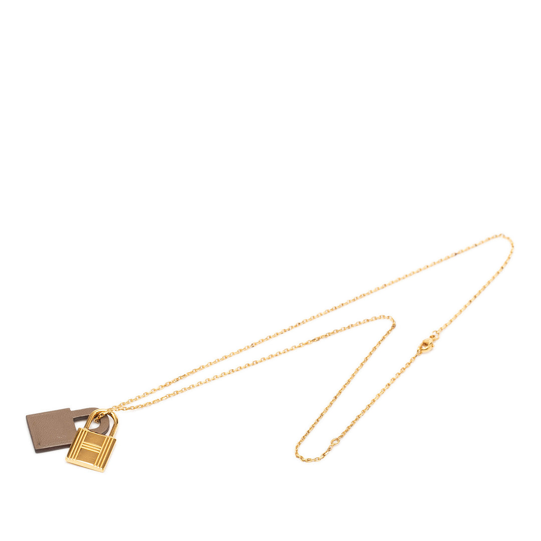 plaqué O Kelly Pendant Collier Swift Marron