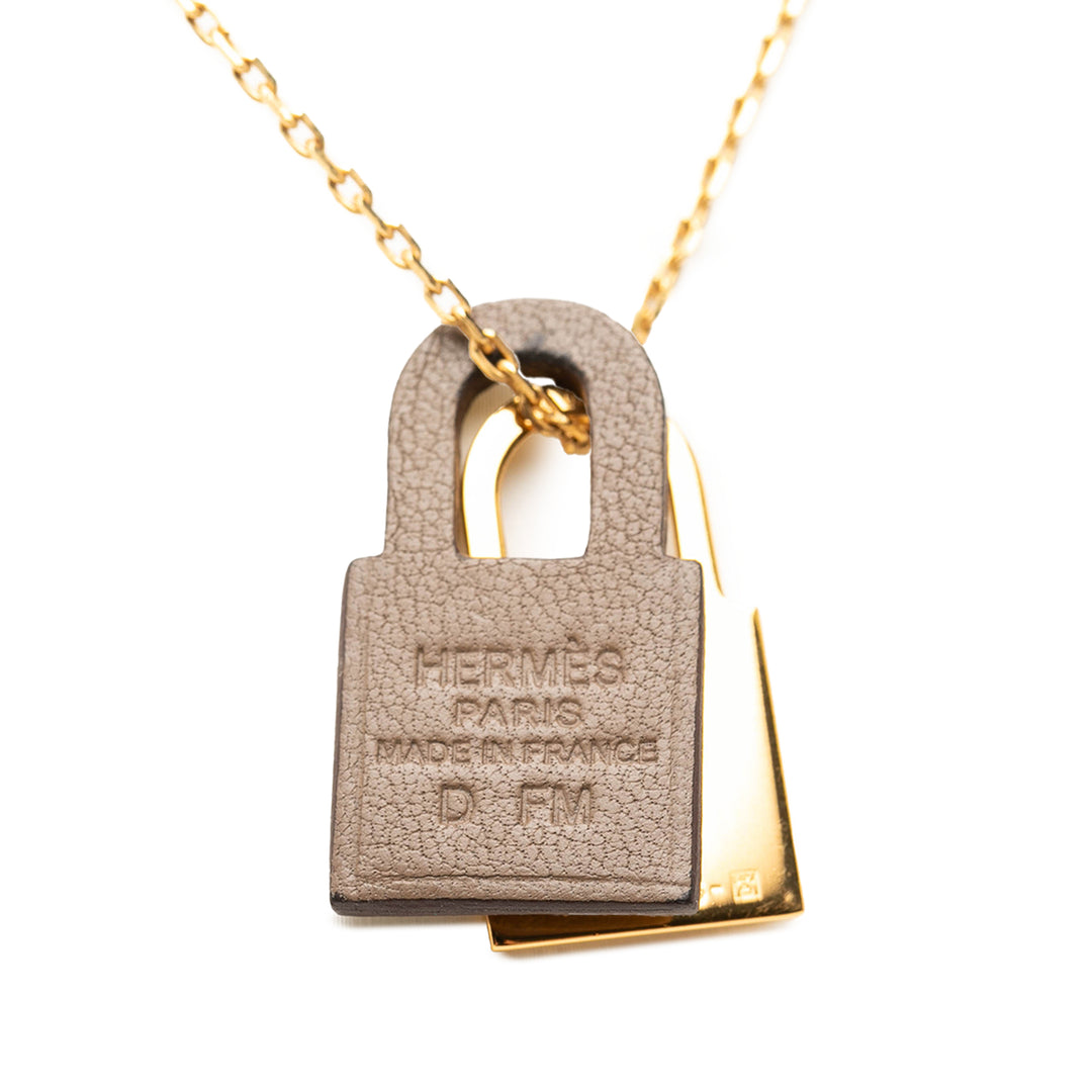 plaqué O Kelly Pendant Collier Swift Marron