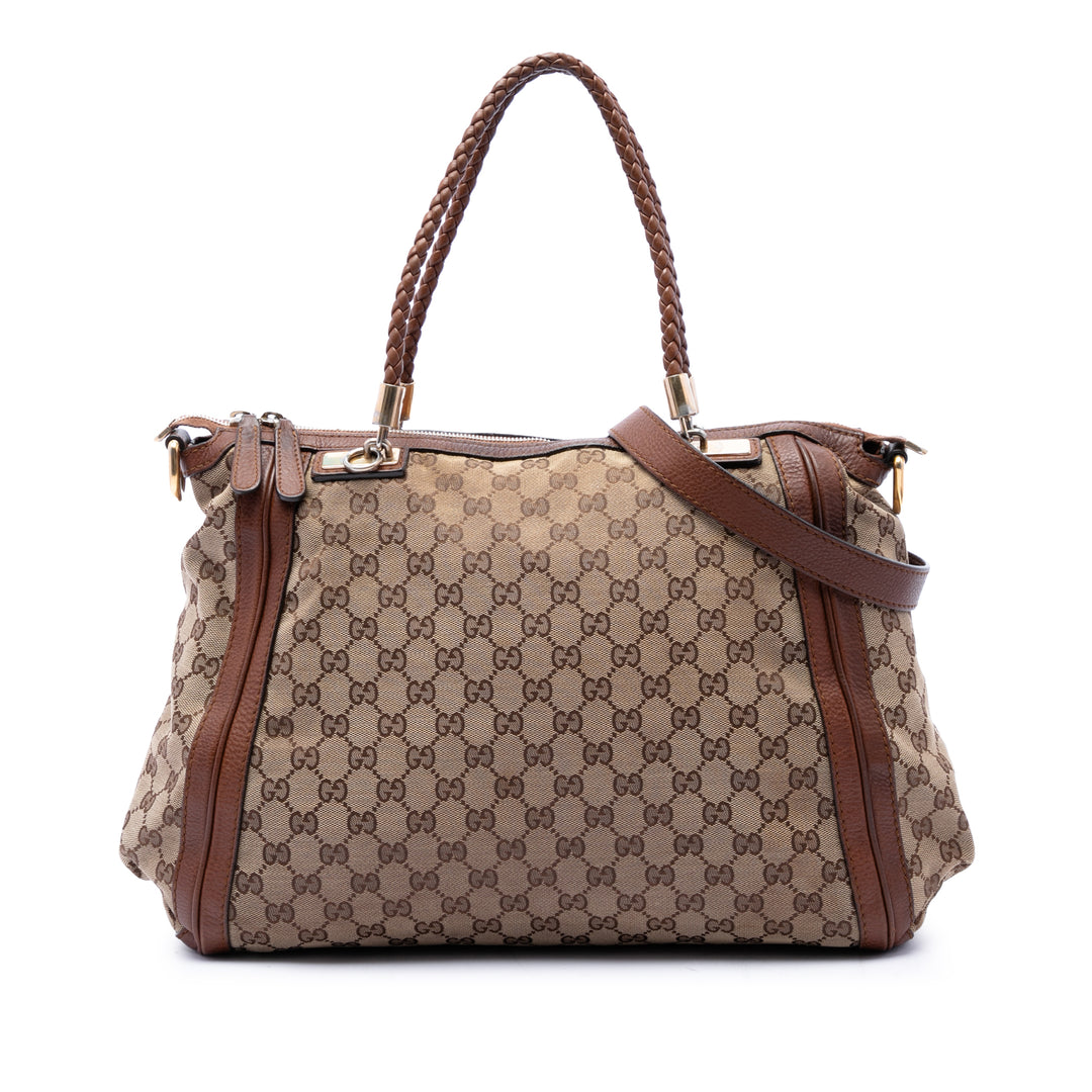 Gucci GG Bella Cabas Beige – vue principale – GABY PARIS