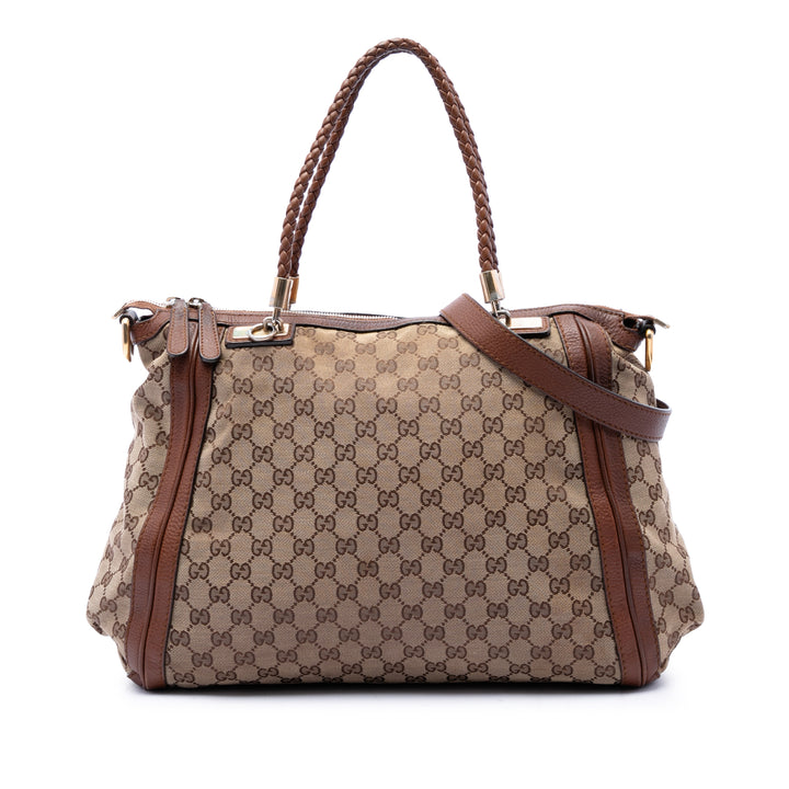 Gucci GG Bella Cabas Beige – vue principale – GABY PARIS