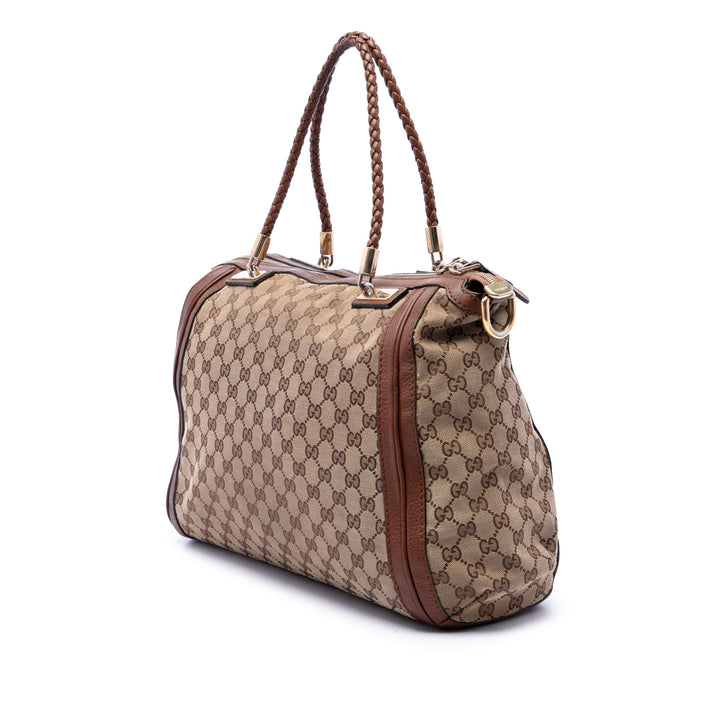 Gucci GG Bella Cabas Beige – vue 2 – GABY PARIS