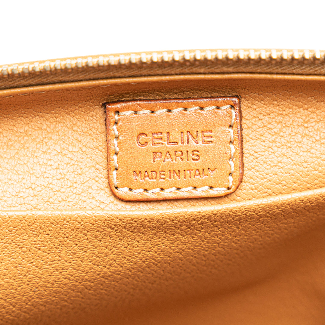 Macadam Coated Canvas Pouch Brown - Gaby Paris