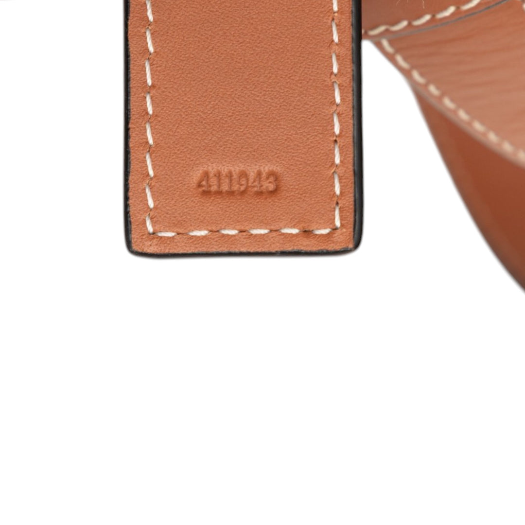 LOEWE Small Raffia Animal brodé Basket Cabas