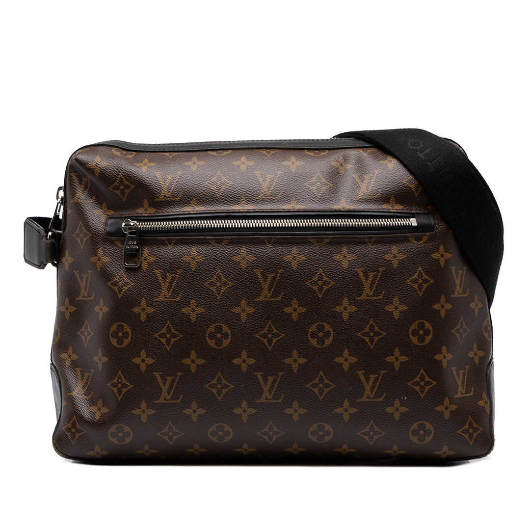 Louis Vuitton Sac bandoulière Macassar Torres Messenger Monogram Marron – vue principale – GABY PARIS