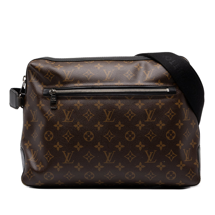 Louis Vuitton Sac bandoulière Macassar Torres Messenger Monogram Marron – vue principale – GABY PARIS