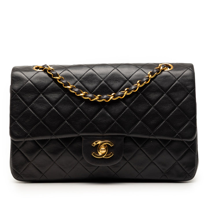 Chanel Medium Classic Cuir d’agneau Double rabat