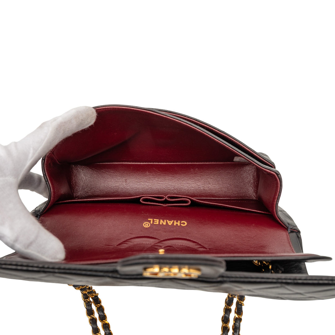 Chanel Medium Classic Cuir d’agneau Double rabat