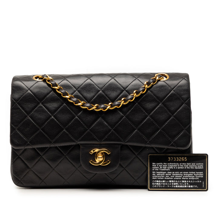 Chanel Medium Classic Cuir d’agneau Double rabat