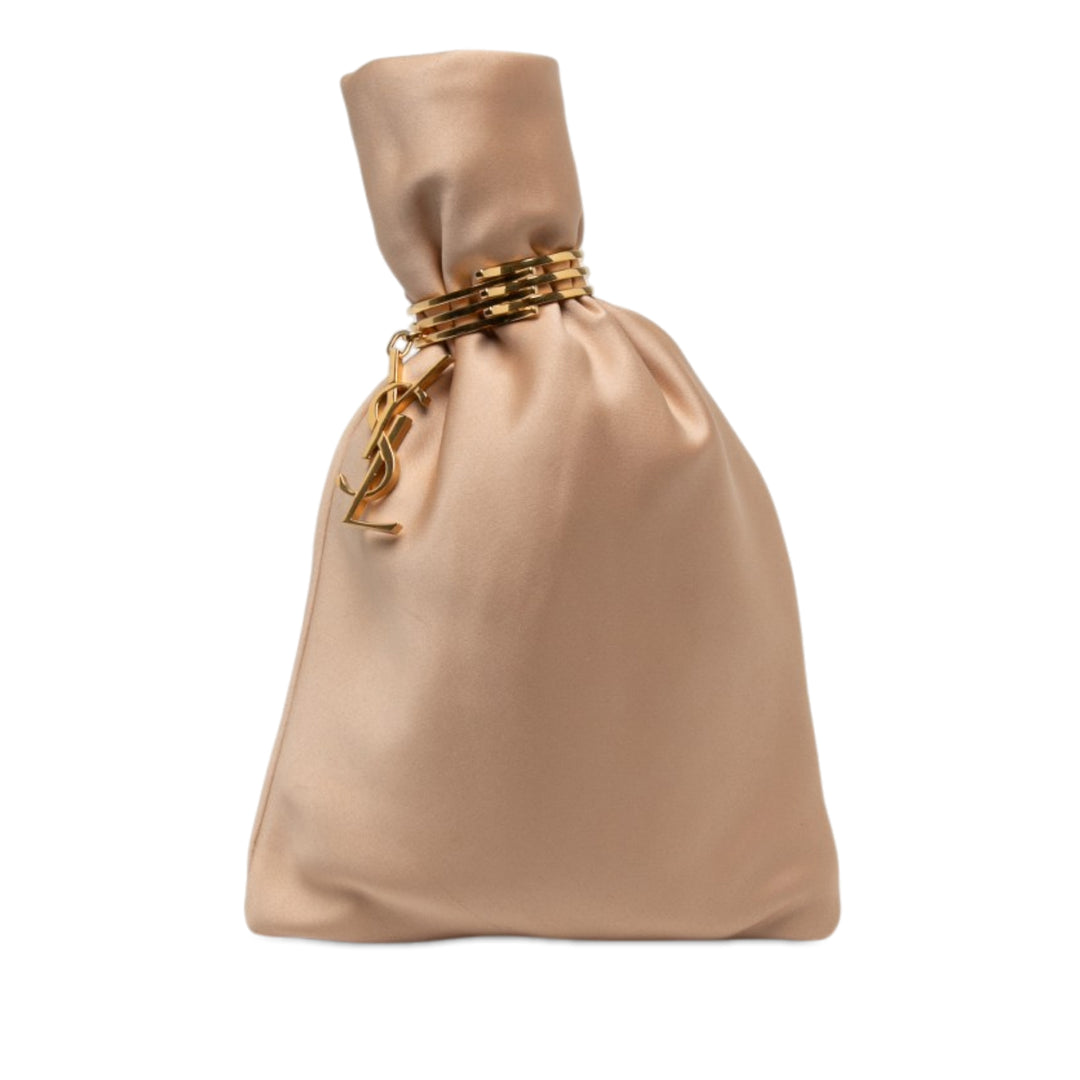 Saint Laurent Evening Pochette Marron – vue principale – GABY PARIS